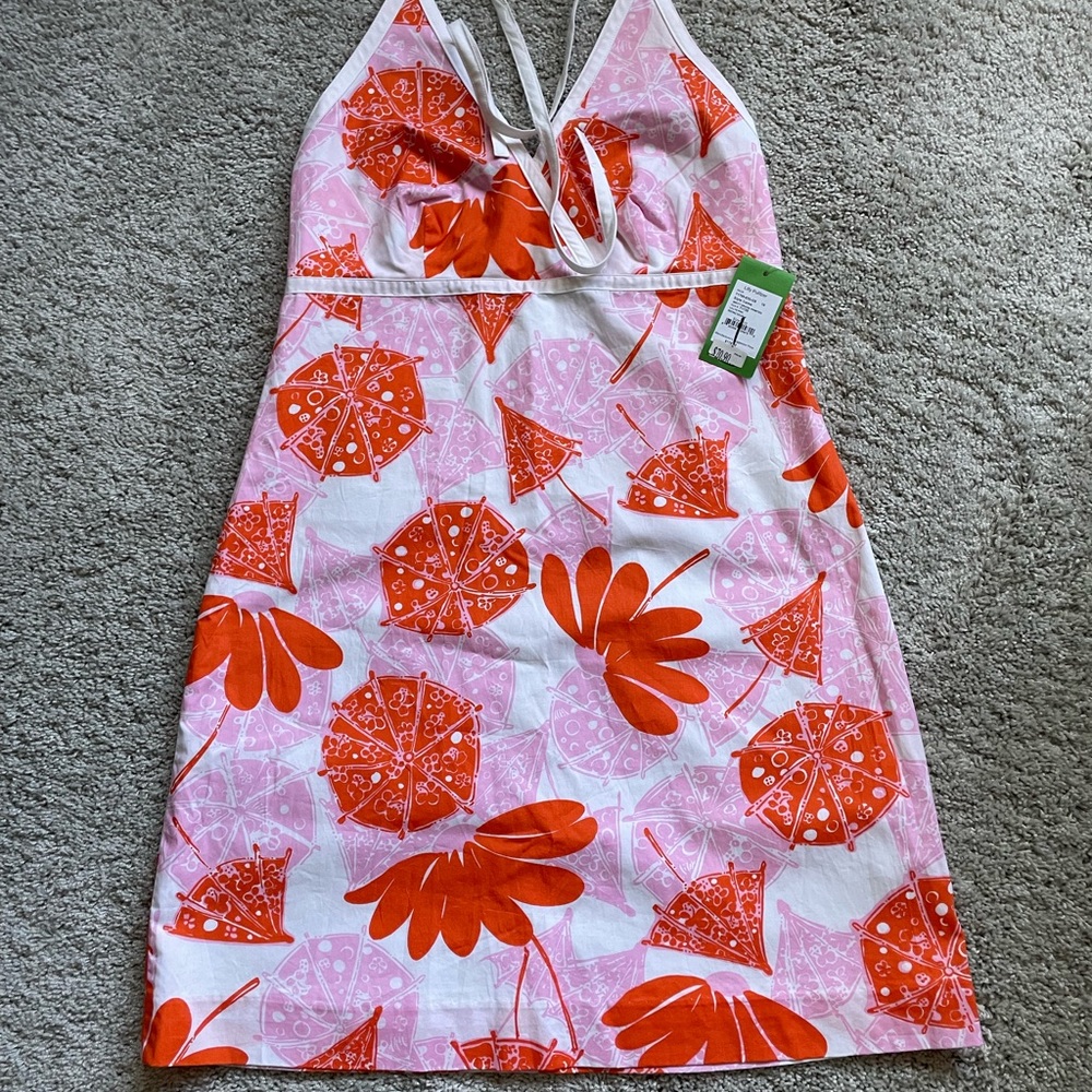 NWT Lilly Pulitzer Britt dress in Lilly's Pink Seeing Double, sz 10